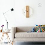 Horloge contemporaine inspirée du style nordique