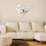 Horloge décorative cœur, ajout élégant à votre mur