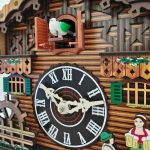 Horloge murale style coucou classique en bois
