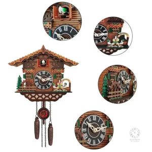 Horloge coucou décorative avec sonnerie authentique