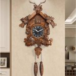 Horloge Coucou Vintage en bois décoratif