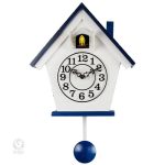 Horloge en bois avec oiseau sortant