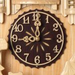 Horloge en bois au style rustique et charmant
