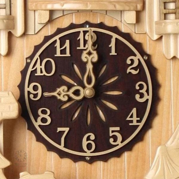 Horloge en bois au style rustique et charmant