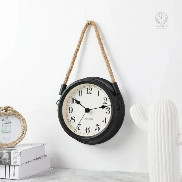 Horloge murale décorative pour espace de cuisine