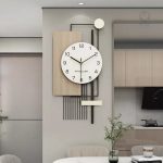 Horloge de cuisine luxe moderne et élégante