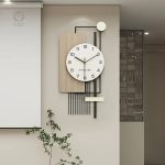 Horloge cuisine au style contemporain et sophistiqué