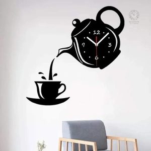Horloge murale de cuisine moderne et stylée