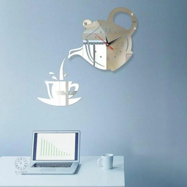 Horloge de cuisine au design élégant et pratique