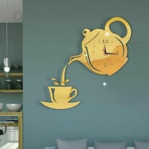 Horloge murale pour une décoration de cuisine contemporaine