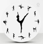 Horloge murale originale à thème danse
