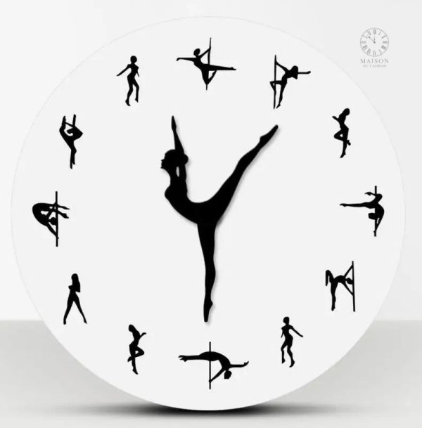 Horloge murale originale à thème danse