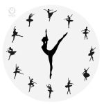 Horloge murale design inspiré par la danse