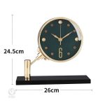 Objet de décoration : Horloge de Bureau élégante et pratique