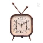 Horloge au look rétro, parfaite pour un décor de bureau