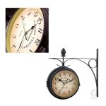 Horloge murale double face pour espaces publics