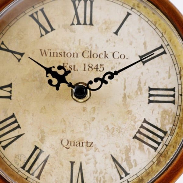 Horloge de table vintage avec mécanisme traditionnel