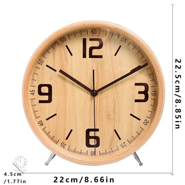 Horloge de table en bois, un choix intemporel