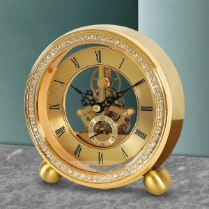 Élégante horloge de bureau au design minimaliste