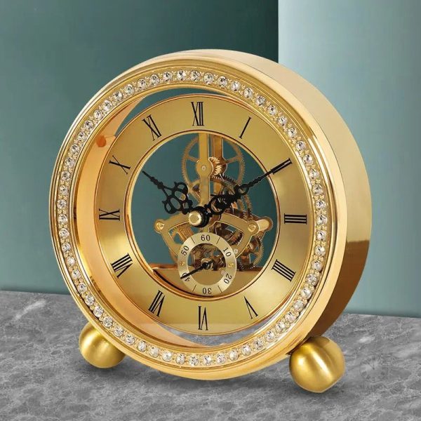 Élégante horloge de bureau au design minimaliste