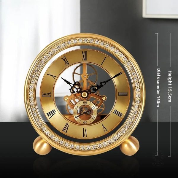 Horloge de table esthétique pour bureau contemporain