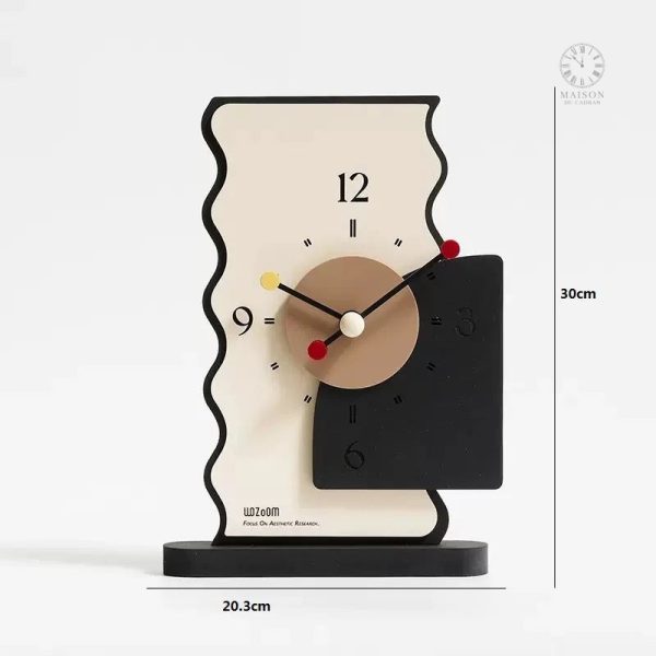 Horloge de bureau au charme scandinave