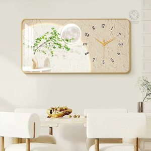 Horloge murale au design moderne et minimaliste
