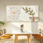 Élégante horloge murale pour une touche artistique