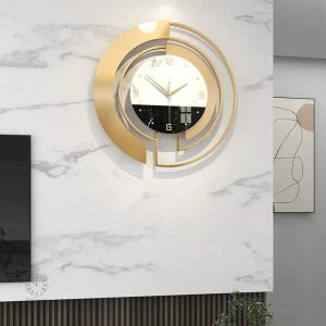 Horloge murale décorative design luxe