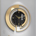 Horloge décorative contemporaine pour salle de séjour