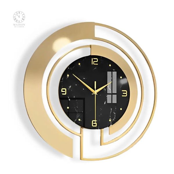 Horloge murale sophistiquée pour un décor élégant