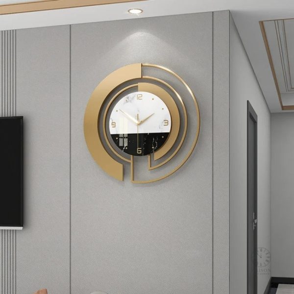 Horloge murale élégante pour décoration intérieure