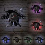 Horloge LED Dentiste moderne avec affichage lumineux
