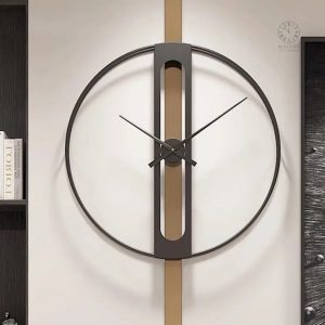 Horloge murale artistique offrant une touche de sophistication
