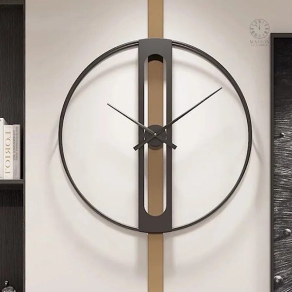 Horloge murale artistique offrant une touche de sophistication