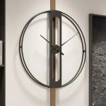 Horloge design haut de gamme avec finition soignée