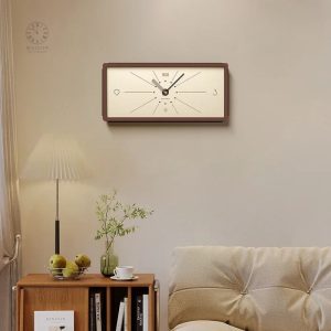 Horloge Design Bois moderne en bois naturel