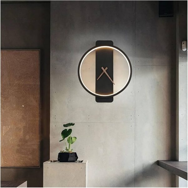 Horloge murale design LED moderne