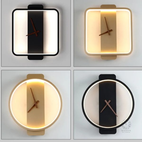 Horloge murale moderne pour ambiance stylée
