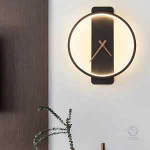 Horloge design avec éclairage LED élégant