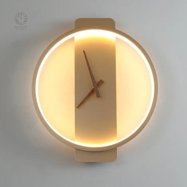 Horloge design LED avec effet lumineux