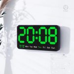 Modèle d'Horloge Digitale élégant pour le bureau