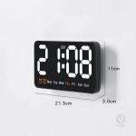 Affichage LED d'Horloge de Bureau fonctionnelle