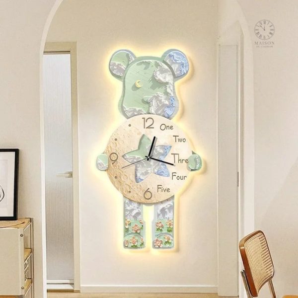 Horloge Décorative Digitale avec chiffres clairs