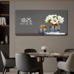 Horloge Murale Grand Format au style contemporain