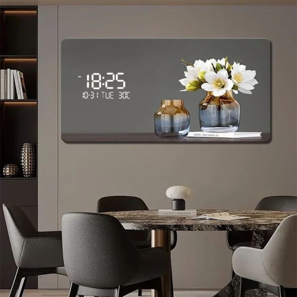 Horloge Murale Grand Format au style contemporain