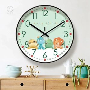 Horloge dinosaure pour chambre enfant