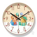 Horloge dinosaure joyeuse pour ambiance enfantine