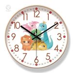 Horloge dinosaure mignonne avec design ludique