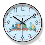 Horloge chambre dinosaure avec chiffres